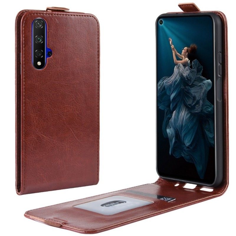 Folio Deksel for Honor 20 Svart Retrofolding