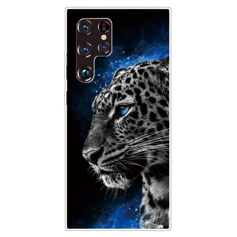 Deksel Til Samsung Galaxy S22 Ultra 5G Tiger Ansikt