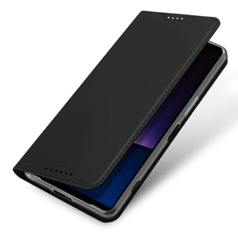 Folio Deksel Lær Sony Xperia 1 Vi Mobildeksel Skin Pro Series Dux Ducis