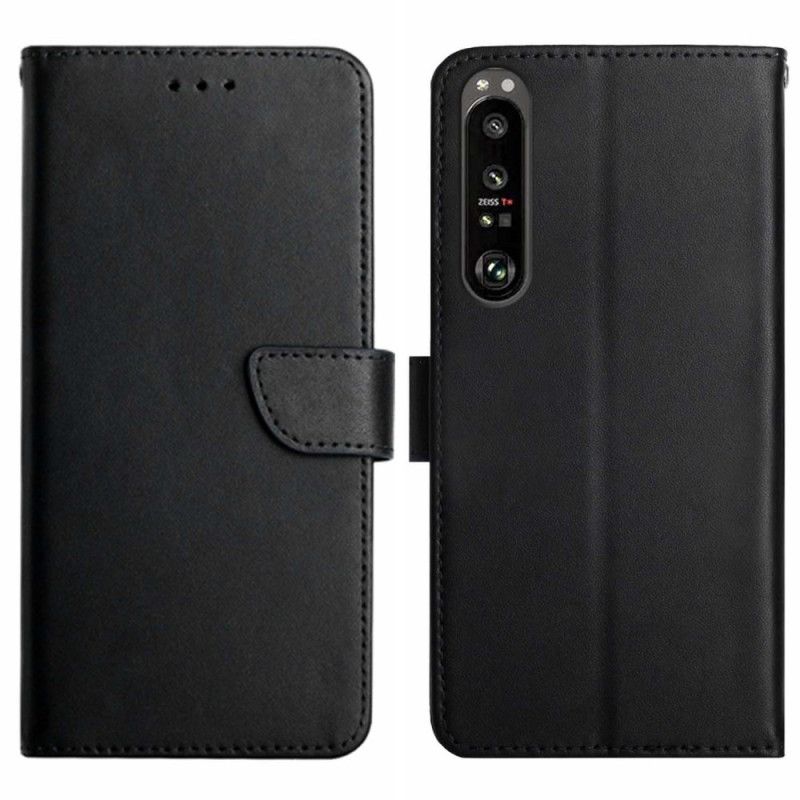 Folio Deksel Sony Xperia 1 Vi Nappa Skinn