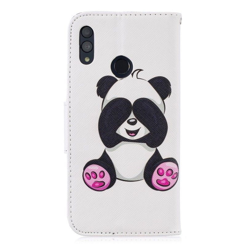 Folio Deksel Honor 10 Lite Morsom Panda