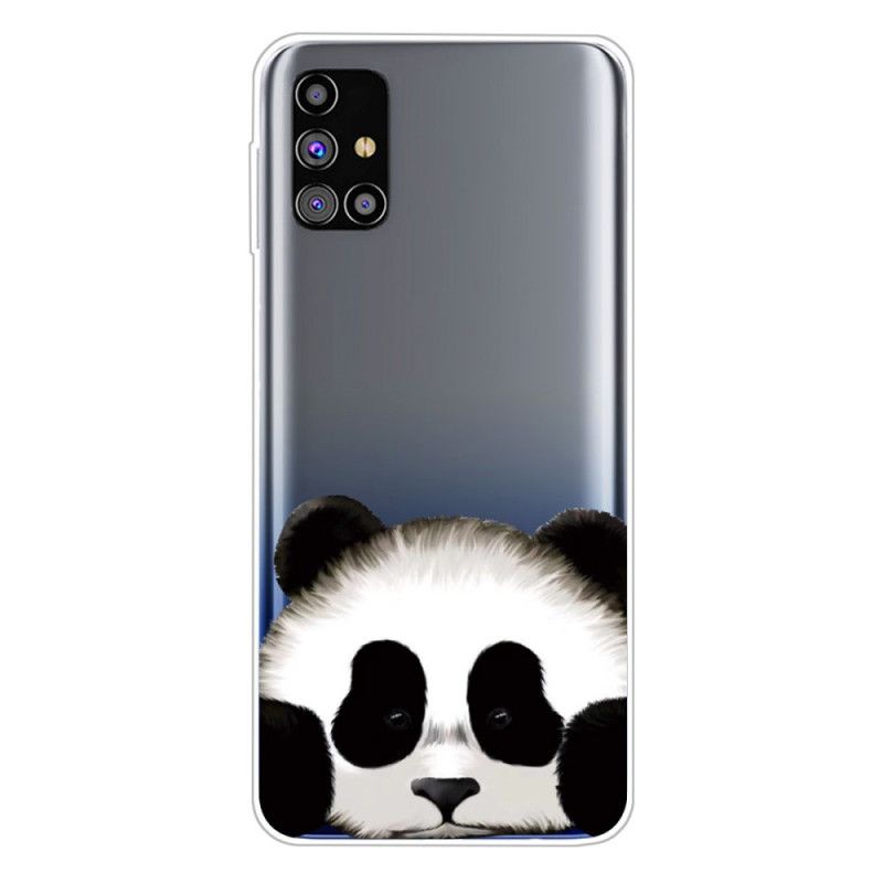 Deksel for Samsung Galaxy M51 Gjennomsiktig Panda