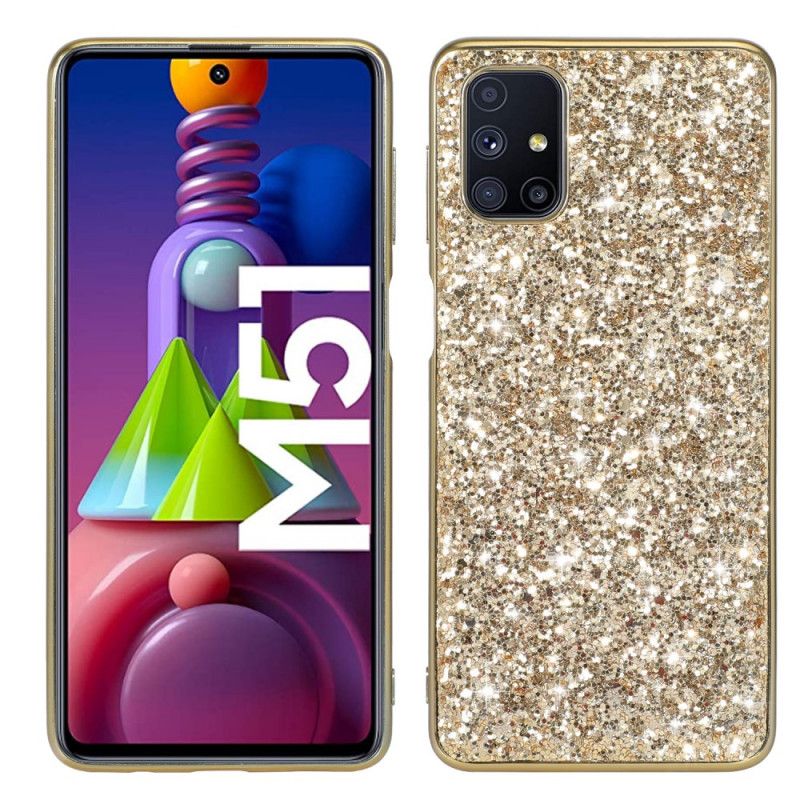 Deksel for Samsung Galaxy M51 Svart Jeg Er Glitter