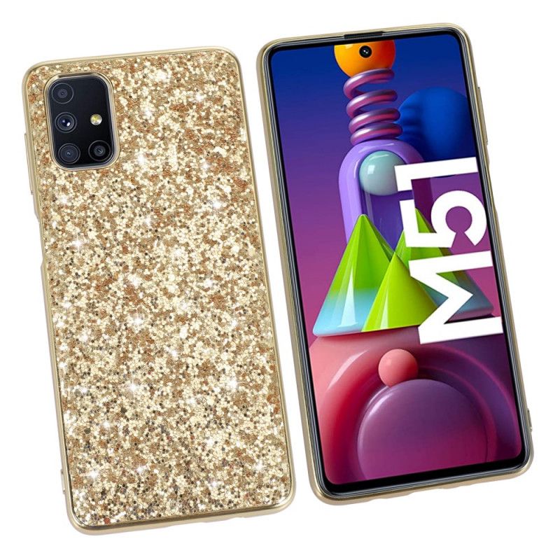 Deksel for Samsung Galaxy M51 Svart Jeg Er Glitter