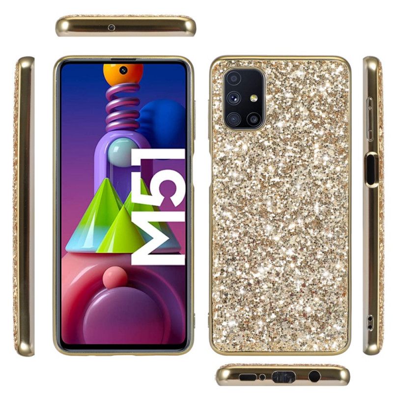 Deksel for Samsung Galaxy M51 Svart Jeg Er Glitter