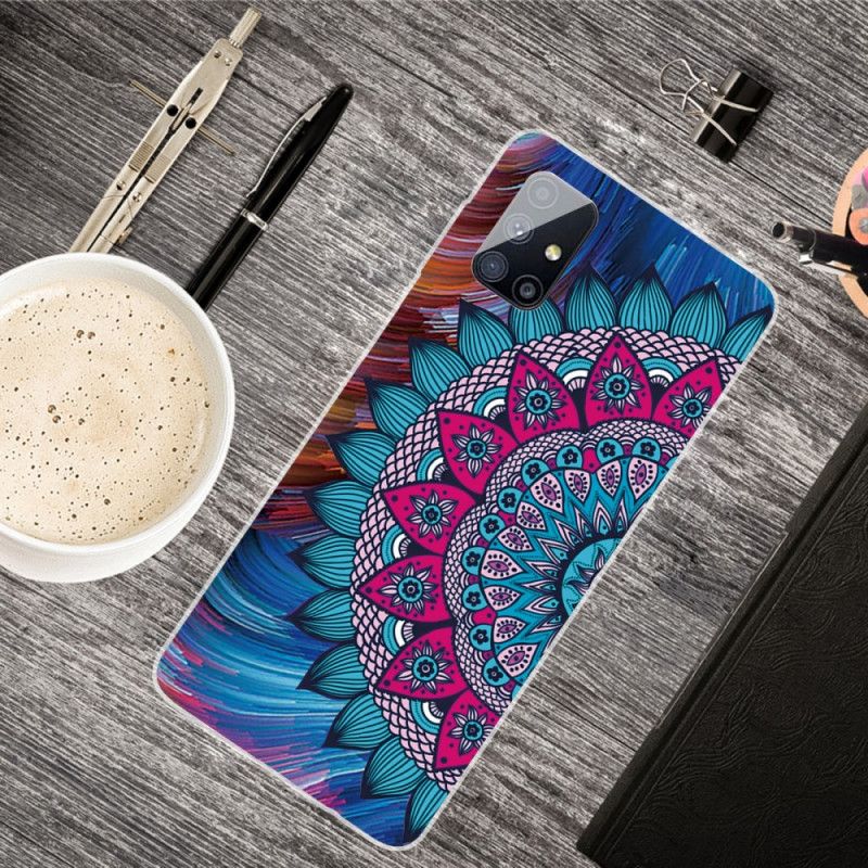 Deksel Samsung Galaxy M51 Fargerik Mandala Beskyttelse