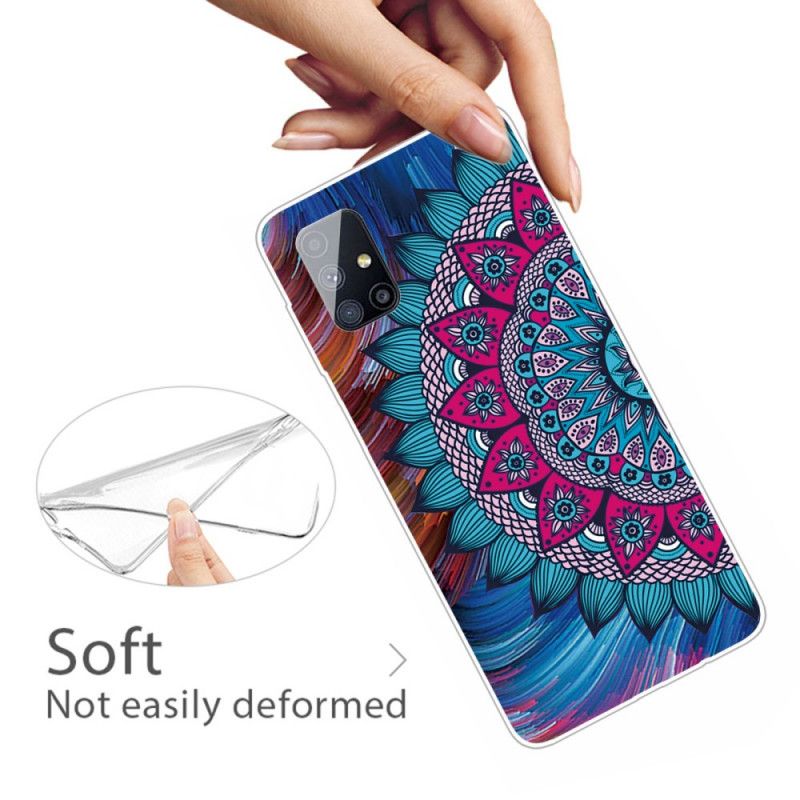 Deksel Samsung Galaxy M51 Fargerik Mandala Beskyttelse