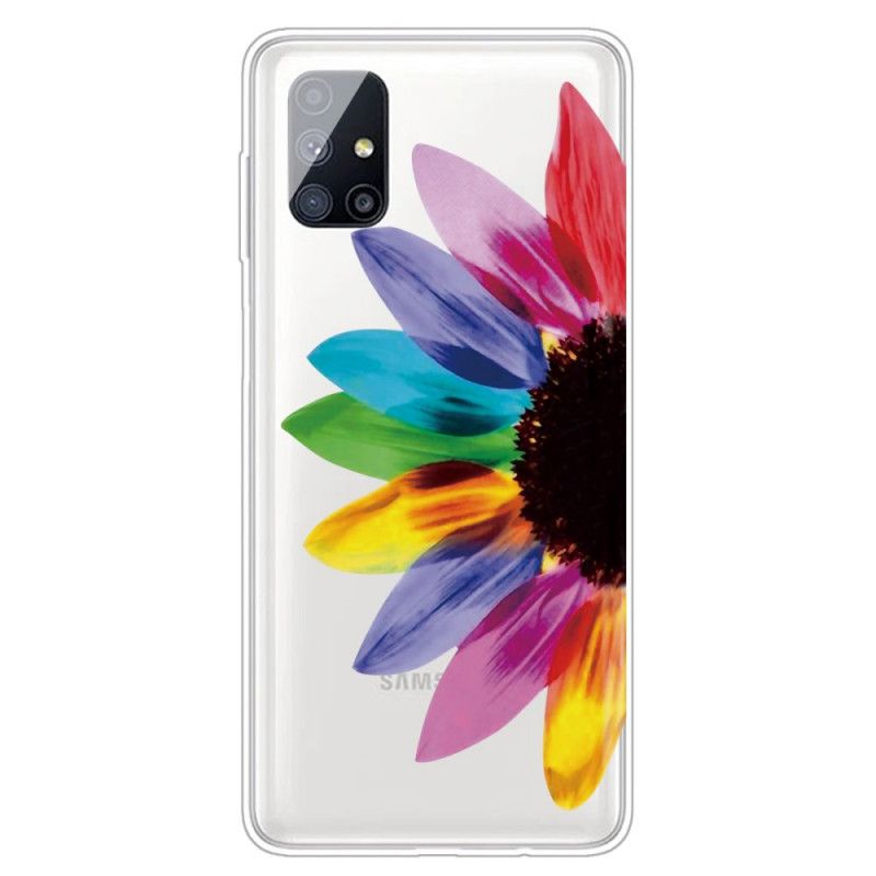 Deksel Samsung Galaxy M51 Farget Blomst