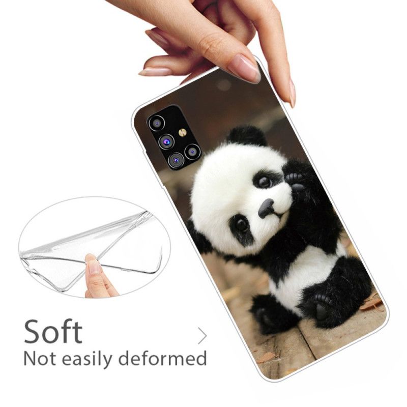 Deksel Samsung Galaxy M51 Fleksibel Panda