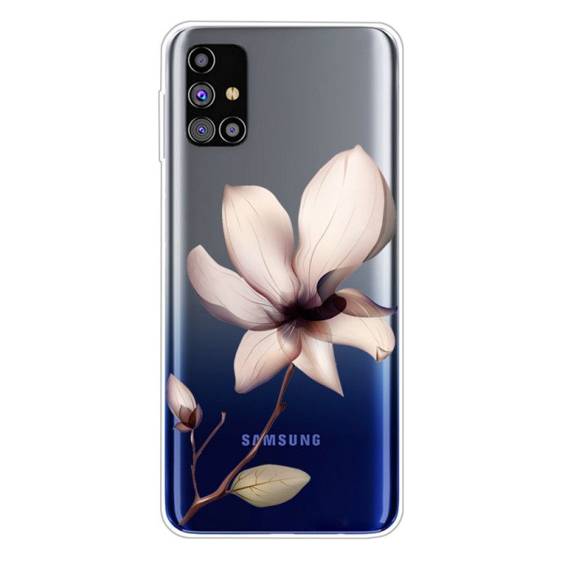 Deksel Samsung Galaxy M51 Grønn Premium Blomster Beskyttelse