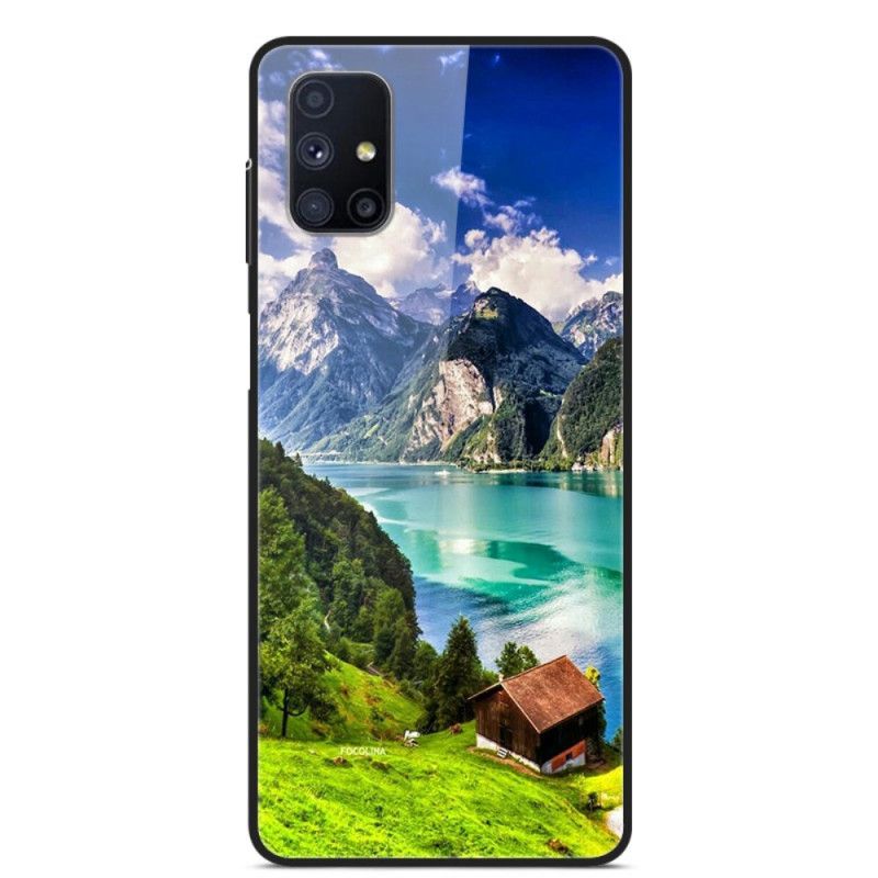 Deksel Samsung Galaxy M51 Hvit Fjellhybrid Beskyttelse