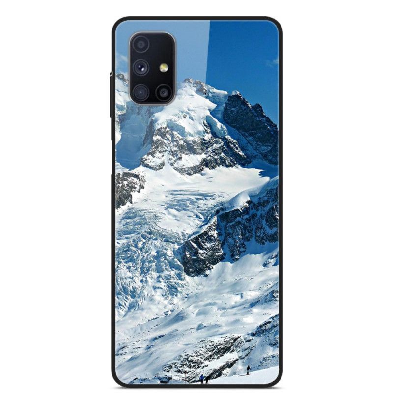 Deksel Samsung Galaxy M51 Hvit Fjellhybrid Beskyttelse