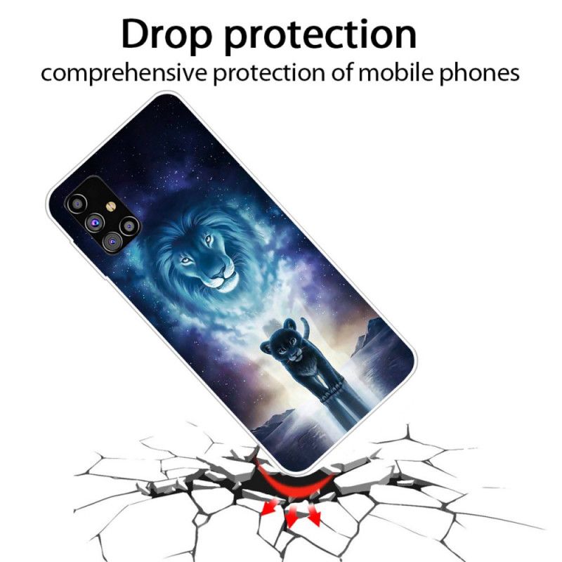 Deksel Samsung Galaxy M51 Løveunge Anti-fall