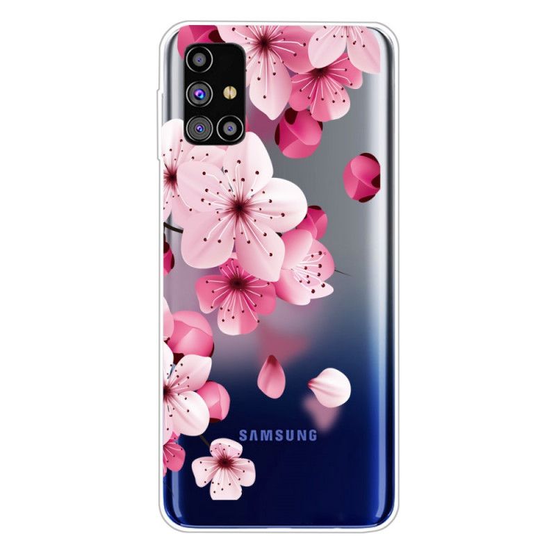 Deksel Samsung Galaxy M51 Mobildeksel Små Rosa Blomster