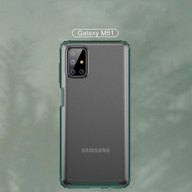 Deksel Samsung Galaxy M51 Svart Mobildeksel Frostet Hybrid