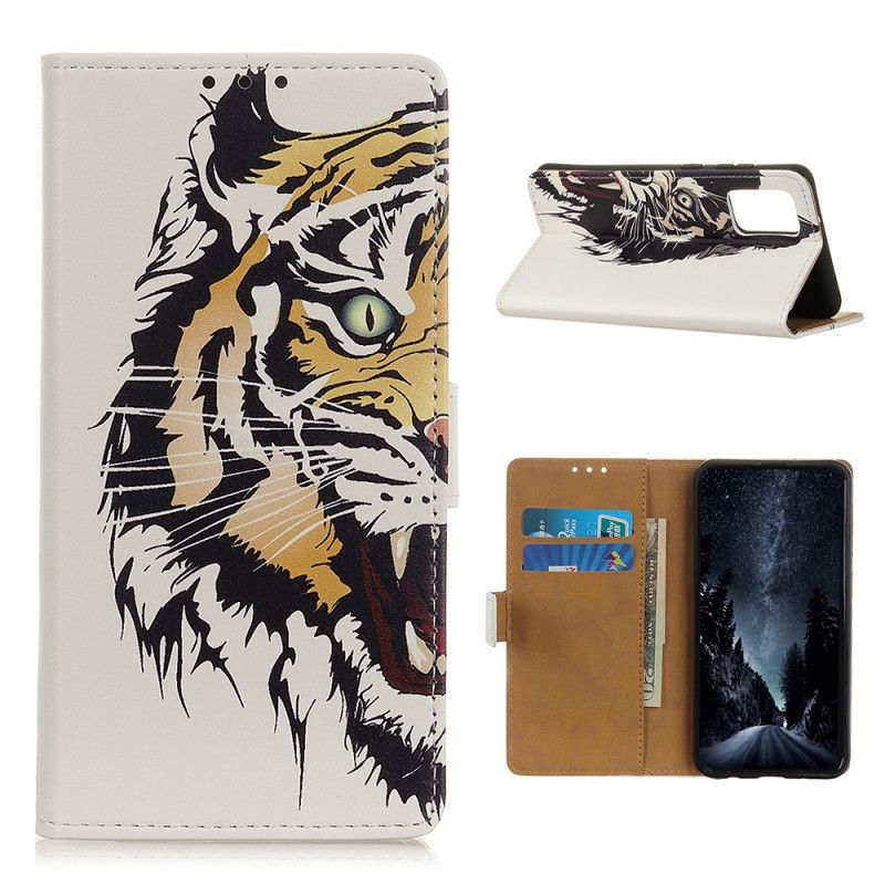 Folio Deksel for Samsung Galaxy M51 Hard Tiger