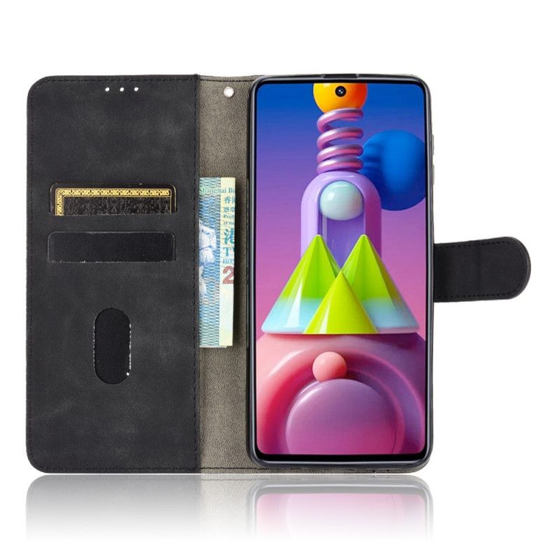 Folio Deksel Samsung Galaxy M51 Svart Hudkontakt