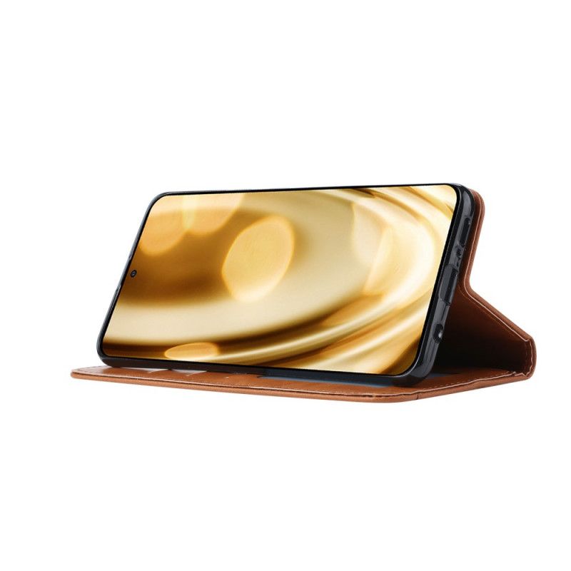 Folio Deksel Samsung Galaxy M51 Svart Kortholder I Imitert Skinn