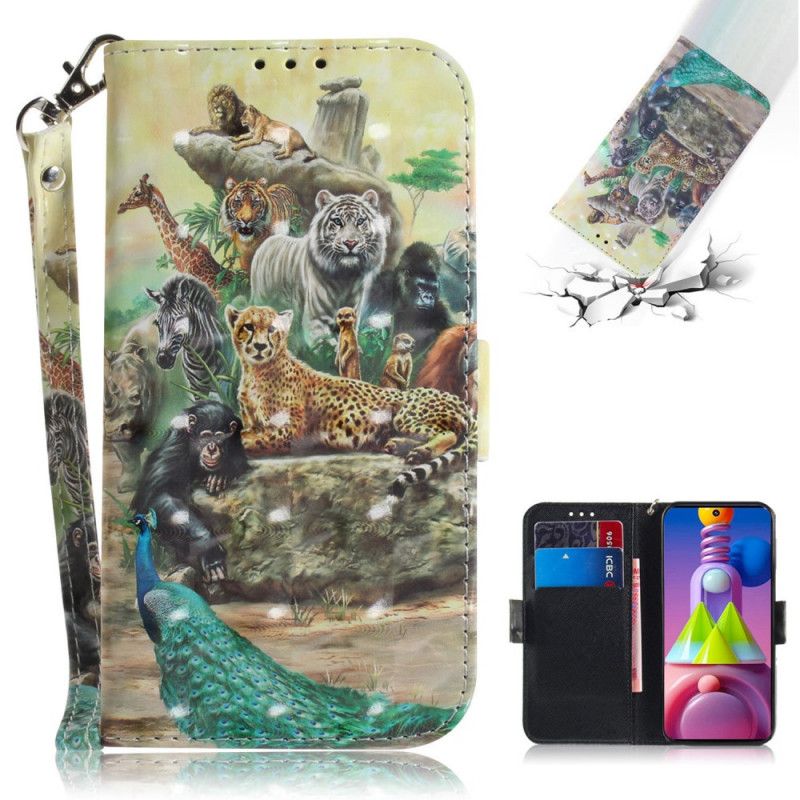 Folio Deksel Samsung Galaxy M51 Tanga Safaridyr