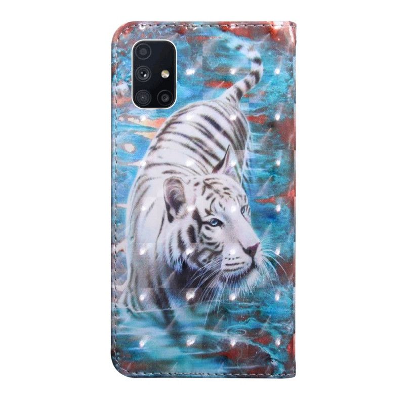 Folio Deksel Samsung Galaxy M51 Tiger I Vannet