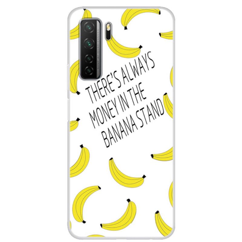 Deksel Huawei P40 Lite 5G Gjennomsiktige Bananpenger