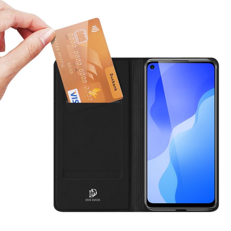 Folio Deksel Huawei P40 Lite 5G Svart Pro Dux Ducis Hud Beskyttelse