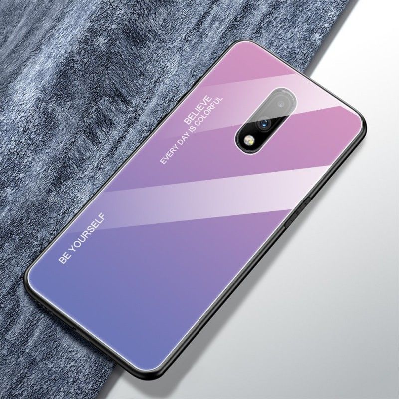 Deksel for OnePlus 7 Rød Galvanisert Farge