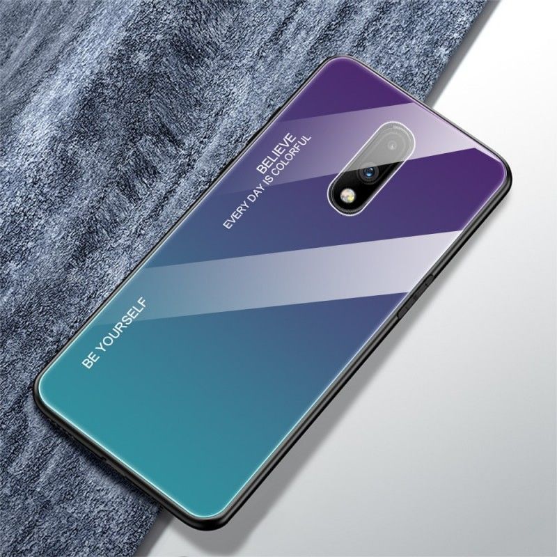 Deksel for OnePlus 7 Rød Galvanisert Farge