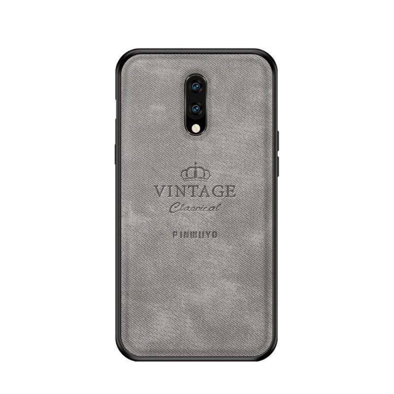 Deksel for OnePlus 7 Svart Hederlig Vintage Pinwuyo