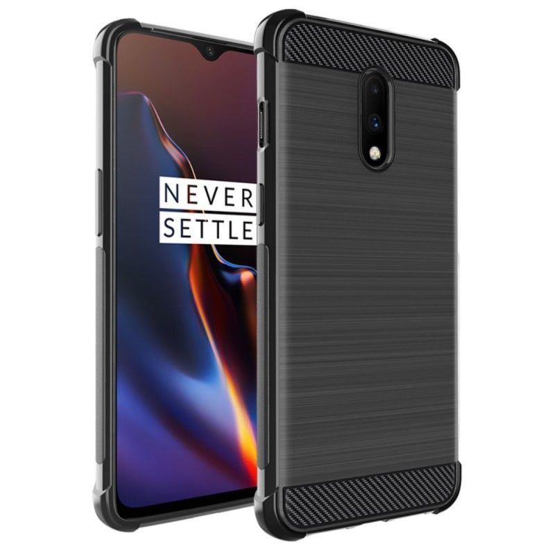 Deksel OnePlus 7 Imak Børstet Karbonfiber Anti-fall