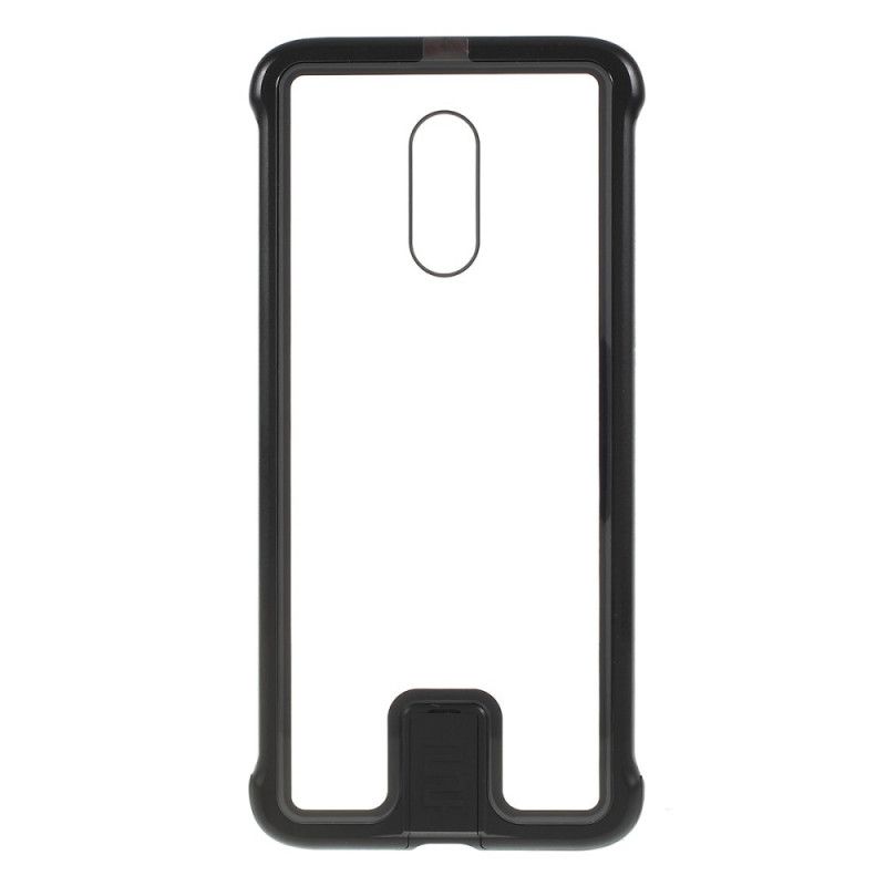 Deksel OnePlus 7 Svart Mobildeksel Lenuo Metallfelg