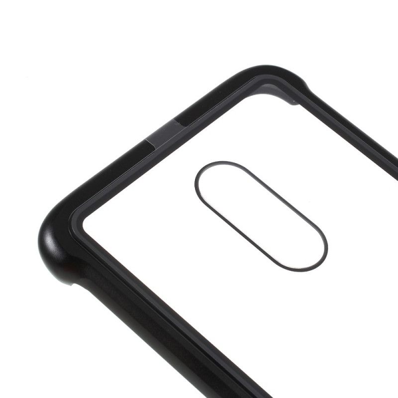 Deksel OnePlus 7 Svart Mobildeksel Lenuo Metallfelg