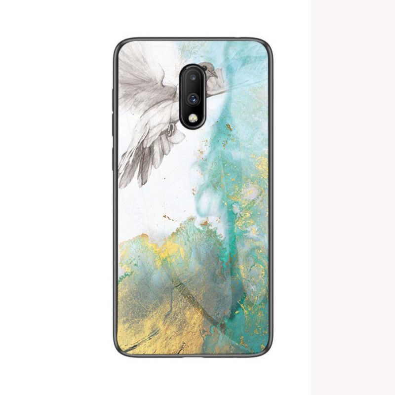 Deksel OnePlus 7 Svart Premumfarger I Herdet Glass