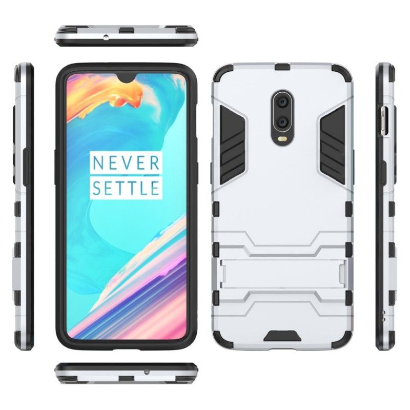 Deksel OnePlus 7 Svart Ultrabestandig Med Støtte