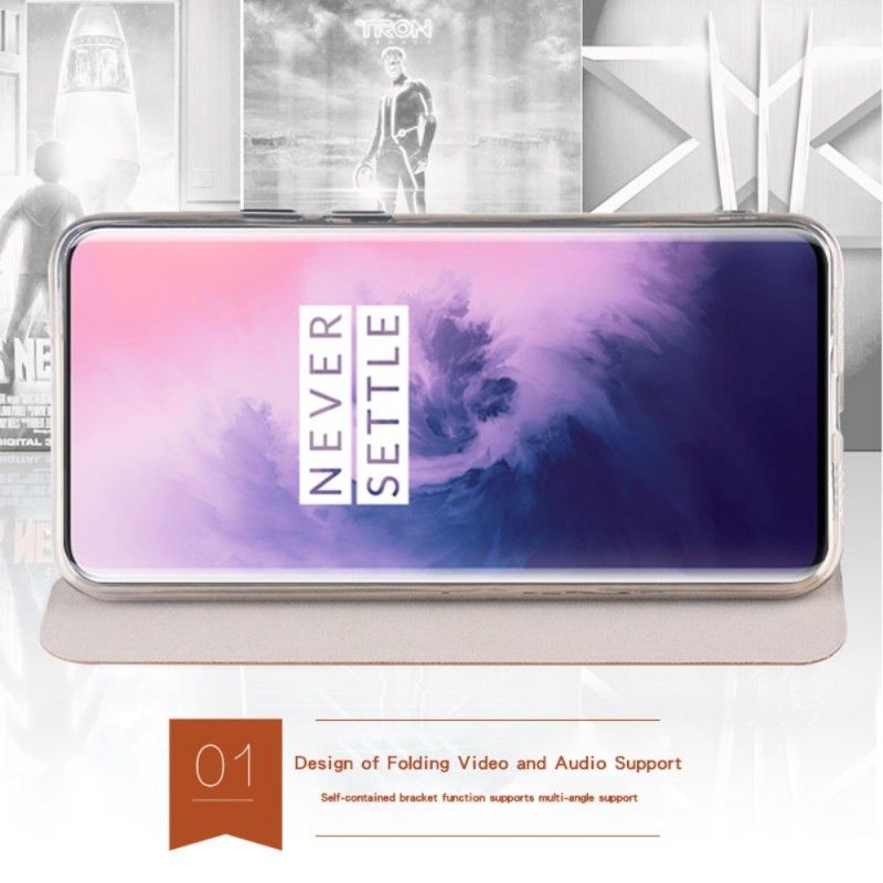 Folio Deksel for OnePlus 7 Svart Mofi