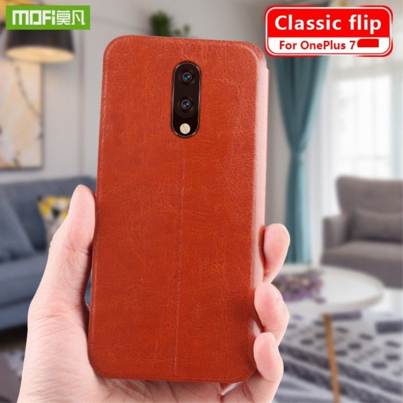 Folio Deksel for OnePlus 7 Svart Mofi