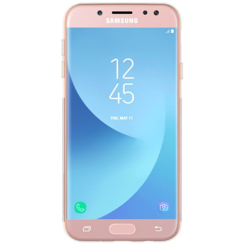 Deksel Samsung Galaxy J7 2017 Hvit Gjennomsiktig