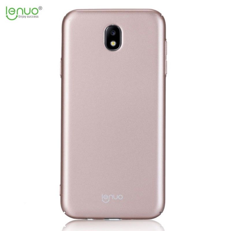 Deksel Samsung Galaxy J7 2017 Rose Gold Silkeaktig Touch Lenuo