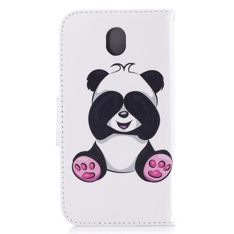 Folio Deksel for Samsung Galaxy J7 2017 Morsom Panda