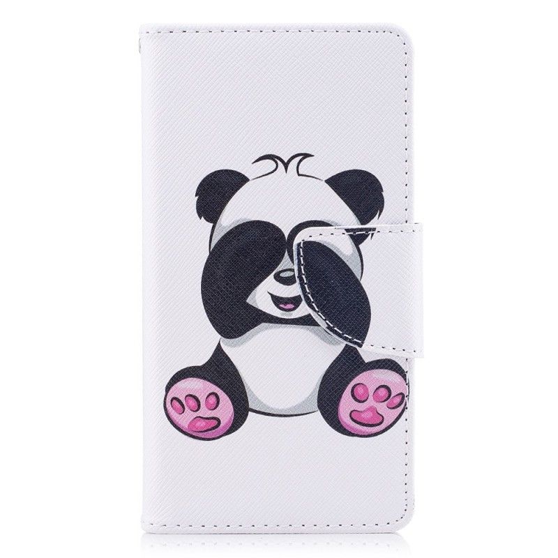 Lærdeksel Folio Deksel Sony Xperia XZ1 Compact Morsom Panda