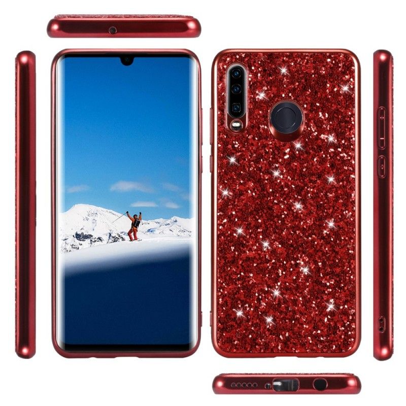 Deksel for Huawei P30 Lite Svart Jeg Er Glitter