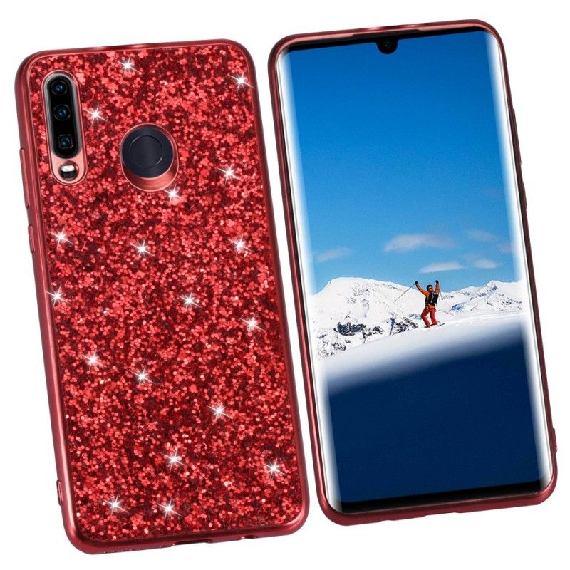 Deksel for Huawei P30 Lite Svart Jeg Er Glitter