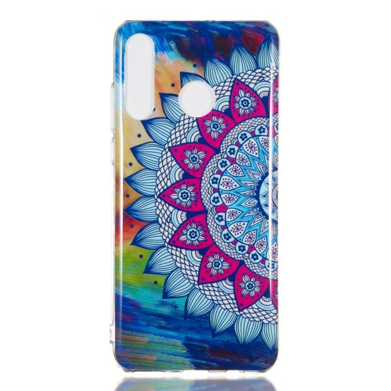 Deksel Huawei P30 Lite Fluorescerende Mandala