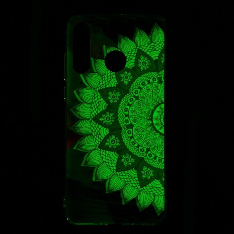 Deksel Huawei P30 Lite Fluorescerende Mandala