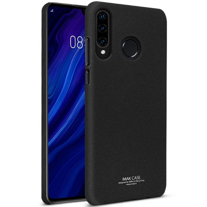 Deksel Huawei P30 Lite Mørkeblå Silkeserie