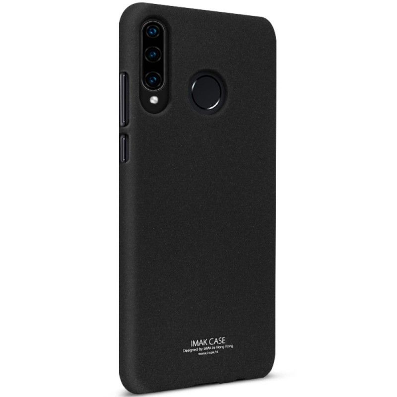 Deksel Huawei P30 Lite Mørkeblå Silkeserie