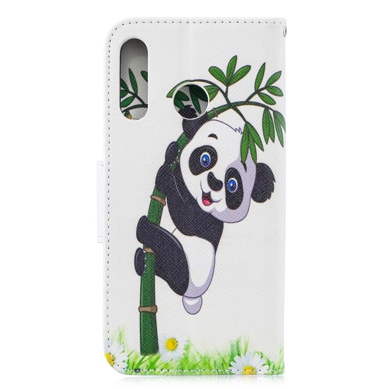 Folio Deksel for Huawei P30 Lite Panda På Bambus