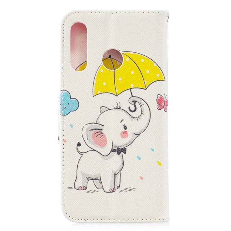 Folio Deksel Huawei P30 Lite Baby Elefant Beskyttelse