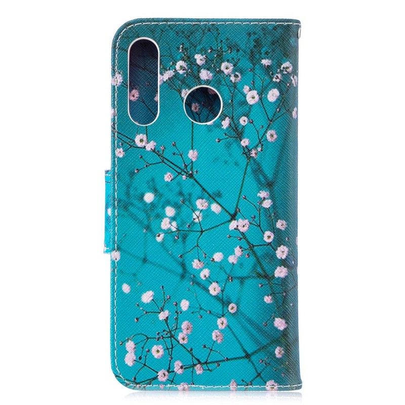 Folio Deksel Huawei P30 Lite Blomstrende Tre