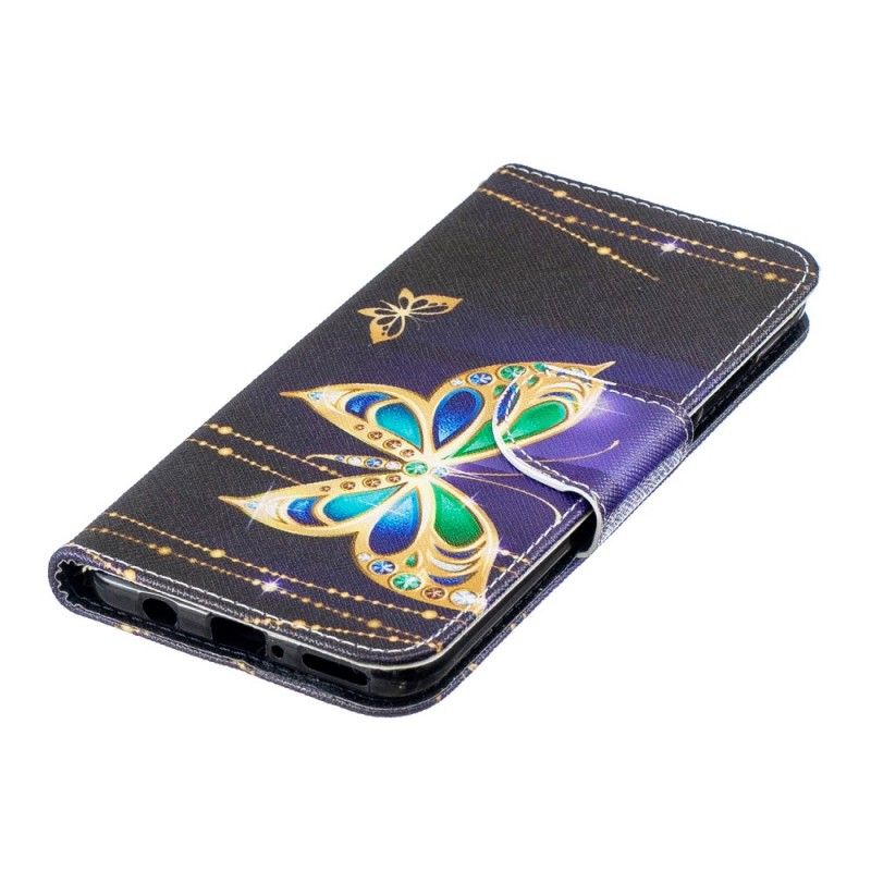 Folio Deksel Huawei P30 Lite Magisk Sommerfugl